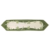 Patch Magic Spring Leaves Table Runner, 72-Inch by 16-Inch