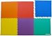 24 Sq. Ft. (set of 6 + borders) 'We Sell Mats' Anti-Fatige Interlocking EVA Foam Flooring-Set of six Multi-Color Tiles-Each 2'x2'x3/8 Thick