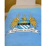 Manchester City FC fleece throw blanket