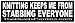 Devil's Panties knitting sticker