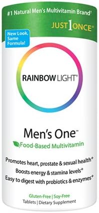 Rainbow Light Men's One Energy Multivitamin - 90 Tablets