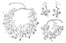 Pearl jewelry set, 'Dream' 1.8 W 17.7 L