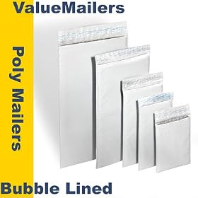 200 - #000 - 4x8 POLY BUBBLE MAILERS PADDED ENVELOPES by Best Selling DVDs
