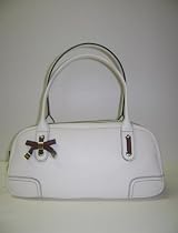 Gucci 161720 Cream Leather Boston Handbags