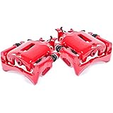 Callahan CK01034 [ 2 ] REAR Performance [ Base / GT ] Red Powder Coated Semi-Loaded Caliper Assembly - Remanufactured