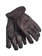 Daxx Dark Brown Deerskin Leather Thinsulate Lined Gloves