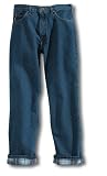 Carhartt® Straight Leg Flannel - lined Relaxed Fit Jeans 32' Inseam
