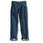 Men's Carhartt Straight Leg Flannel Lined Relaxed Fit Jeans B172