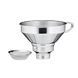 Kuchenprofi 18 10 Stainless Steel Funnel with Filter by Kuchenprofi