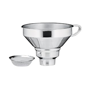 Kuchenprofi 18 10 Stainless Steel Funnel with Filter by Canning Funnels