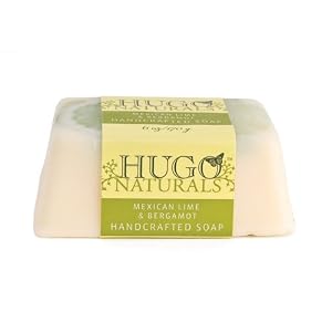 Hugo Naturals Bar Soap, Mexican Lime and Bergamot , 6-Ounce Bar (Pack of 3) by Hugo Naturals
