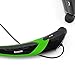 Rymemo Universal Wireless Bluetooth Headset Music Stereo Headphones with Microphone, Neckband Style - Green Black