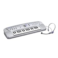 Casio SA-75 Keyboard with Headset Microphone