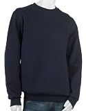 Soffe Men's Classic Crew Neck Sweatshirt, Navy, XX-Large