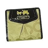 (コーチ)COACH 二つ折りコンパクト財布 [マディソン オプアート サティーン スモールウォレット] 43255 B4/KH カーキ 並行輸入品 COACH マネークリップ