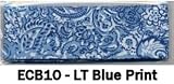HeatMax EverCool Cooling Bandanas. LT Blue Print, Pack of 10 - Reusable