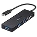AUKEY USB C Hub with SD/TF Card Reader + 3 USB 3.0 Ports, USB C Adapter Ultra Slim for MacBook Pro 2017/2016, Huawei MateBook, Chromebook Pixel and More