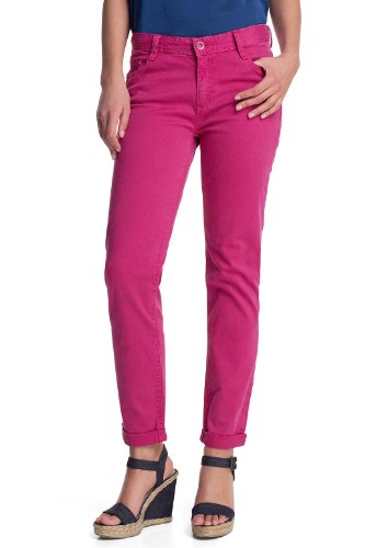ESPRIT Collection Damen Jeans Normaler Bund, E23092, Gr. 42 (L&auml;nge 27 Inch), Pink (lipstic Preisvergleich