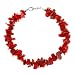 Handmade Red Coral & Silver Bracelet