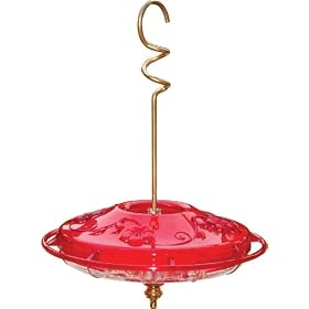 Aspects 381 Hummzinger Fancy Hummingbird Feeder - Rose