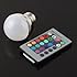 E27 3W RGB LED Magic Light Bulb Lamp + 24Key IR Remote Control Colors Change