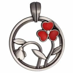 BICO AUSTRALIA JEWELRY (B143) PHOENIX CYCLE - TO WITHER, TO GROW, TO FLOWER - Comes with a Generic 18 inch (to 20in) Adjustable 4mm Black Rubber Necklace.
