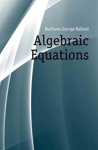 Algebraic Equations