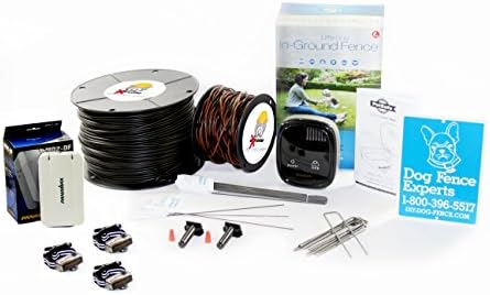 PetSafe Elite Little Dog Electric Dog Fence Containment System | PRO-GRADE Complete DIY Installation Kit (1/4 Acre Coverage Area) (3 Dog Kit)