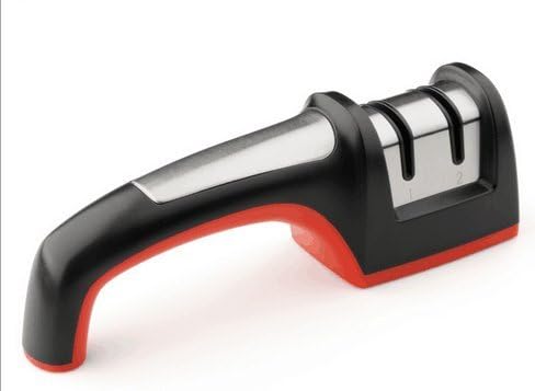 HOP LINK Knife Sharpener 2 Stage Sharpening System for Knives Ceramic Knife Kitchen Stone House Sharpening Kitchen Knives Tools