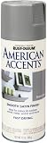 Rust-Oleum 7926830 American Accents 12-Ounce Spray, Satin Stone Gray