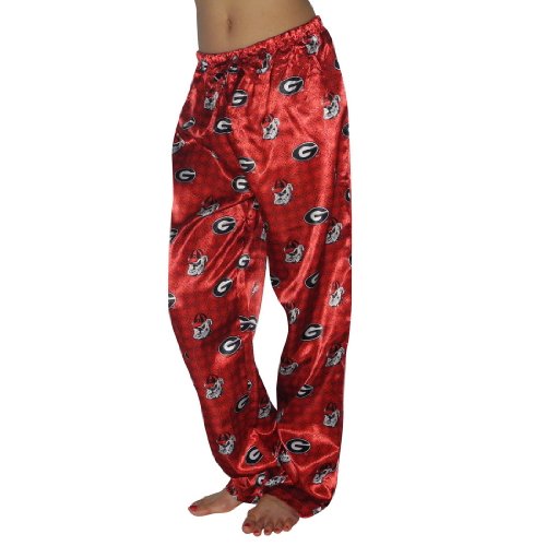 Womens NCAA Georgia Bulldogs Comfortable Fit Sleepwear / Pajama Pants - Red (Size: L)
