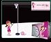 Riley Active Pink Netball Post with Base