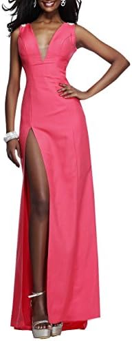 Butterfly Paradise Sheer V-neck Applique Open Back Gown