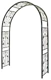 Green Vintage Metal Garden Arbor