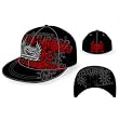 Disturbed - Flame Face Baseball Hat In Black