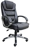 Boss Black LeatherPlus Executive Chair
