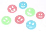18-pc Glow in the Dark Wall Stickers - Smiley Faces