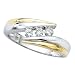 3 Diamond Anniversary Ring 1/4 ct. in 14K Two Tone Gold