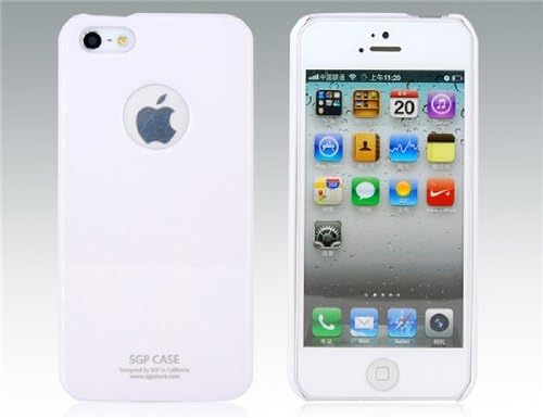 Delivery Time 20-30 Days SGP PC Glossy Paint Design Protective Case for iPhone 5 (White)