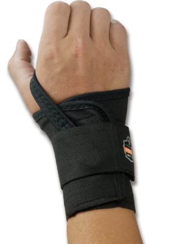 ProFlex 4000 Single-Strap Right Wrist Support, Black, Small
