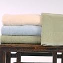 Bamboo/Organic Cotton Solid Terry Bath Sheet (1) - Rain