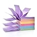 Pop up Sticky Notes Pad 3 in x 3 in, 6 Pack Candy Color Easy Post Notes 100 Sheet Per Pad 600 Sheet Total,Individual Package
