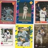 Nolan Ryan Texas Rangers Collectors Baseball Card Lot