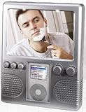 Shower Radio MP3 iPOD AM/FM Fog Free Shave Mirror
