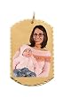 Custom Photo Pendant  Photo Engraved Dog Tag Solid 14K Yellow Gold Pendant Created From Your Favorite Photo