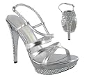 Rhinestone Silver Porvair Sz 7