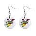 Mardi Gras Alligator Earrings