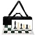 Wood Expressions Tournament Chess Set with Canvas Bag - 3 3/4" King - Double Weighted Chessmen