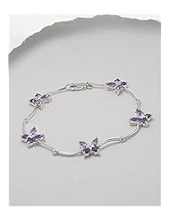 Amethyst Bracelet In 92.5 Sterling Silver