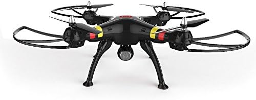 MKT syma X8C 2.4G Venture RC Quadcopter with 2.0MP Wide Angle Camera Helicopter or Accessories Parts (Black, Quadcopter)